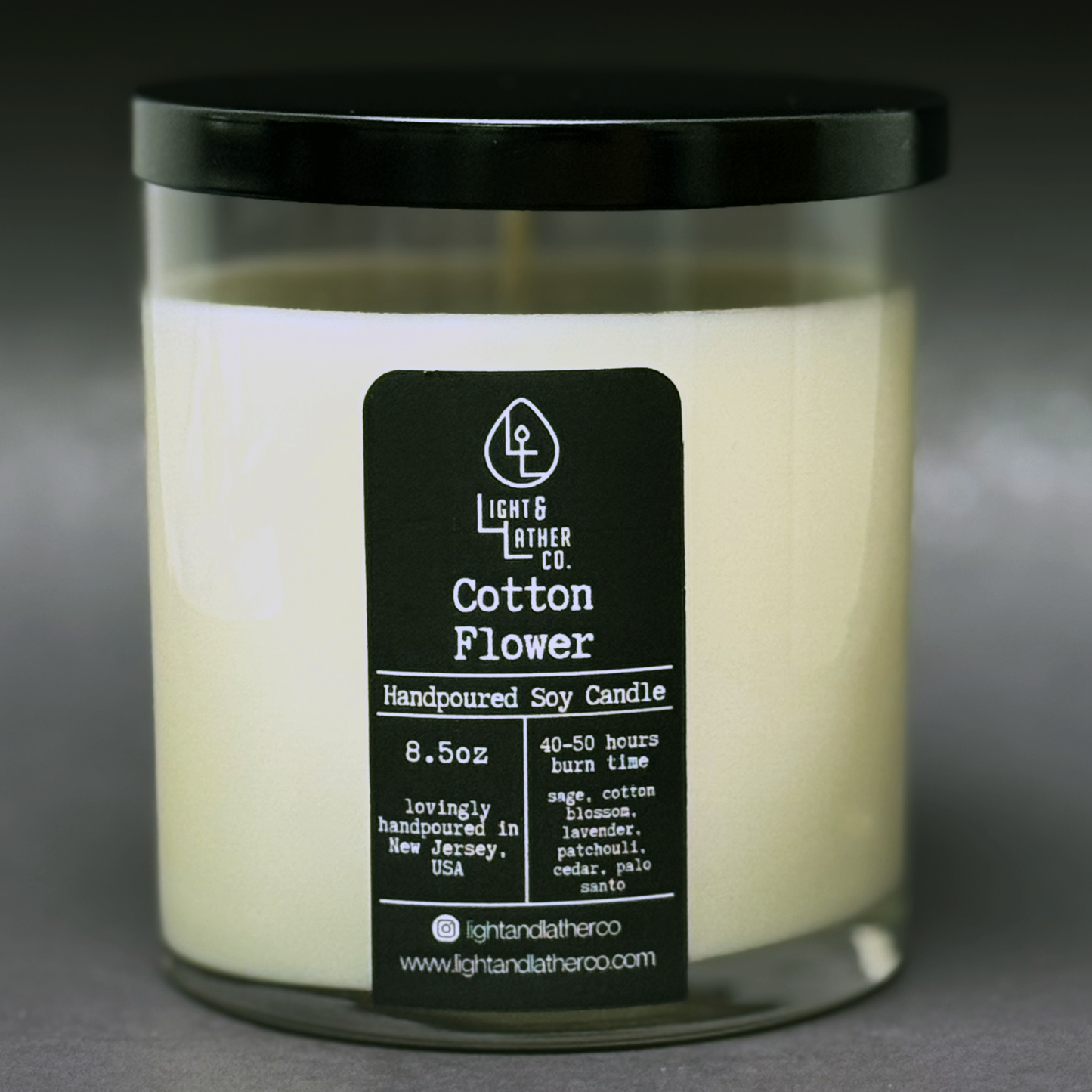 Cotton Flower Soy Candle