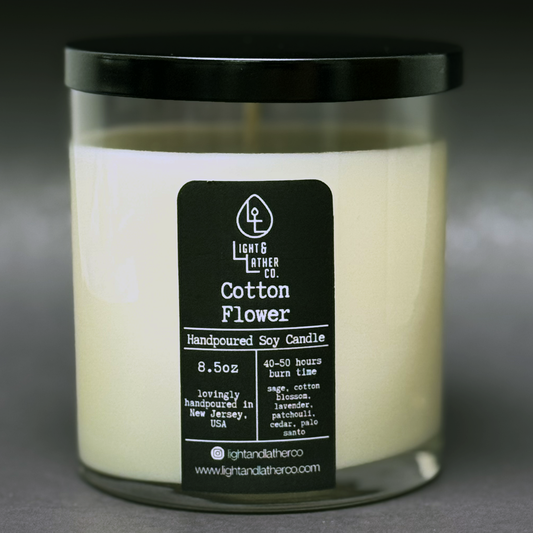 Cotton Flower Soy Candle
