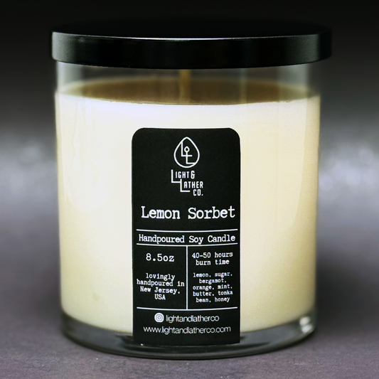 Lemon Sorbet Soy Candle