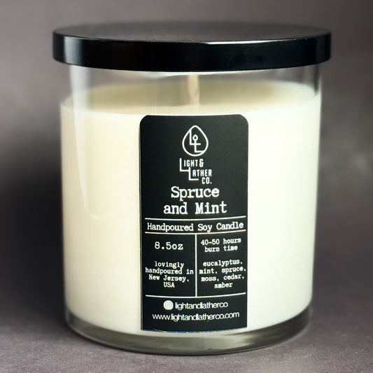 Spruce and Mint Soy Candle